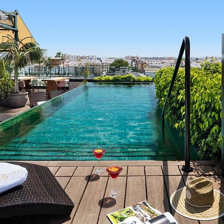 Hotel Lobby Sevilla Dış mekan fotoğraf Rooftop pool